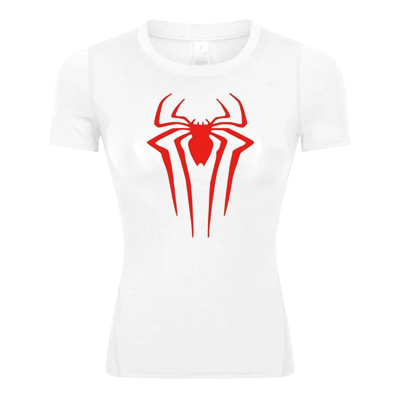 Women's Spiderman Compression T-shirt