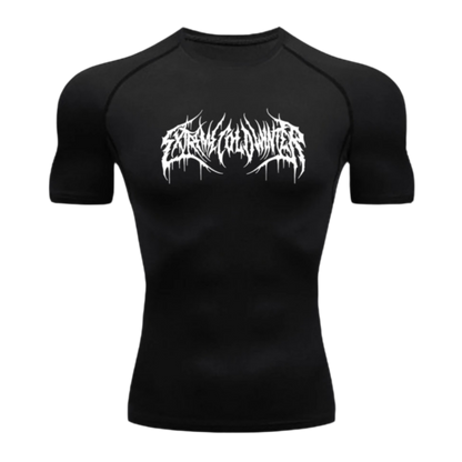 Scribble compression t-shirt