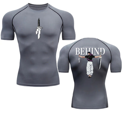 Behind Compression t-shirt