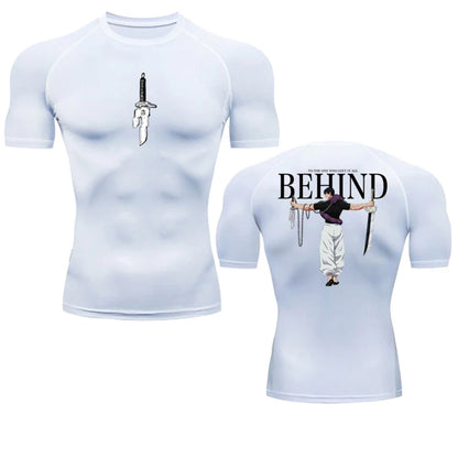 Behind Compression t-shirt