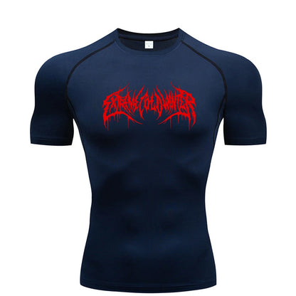 Scribble compression t-shirt