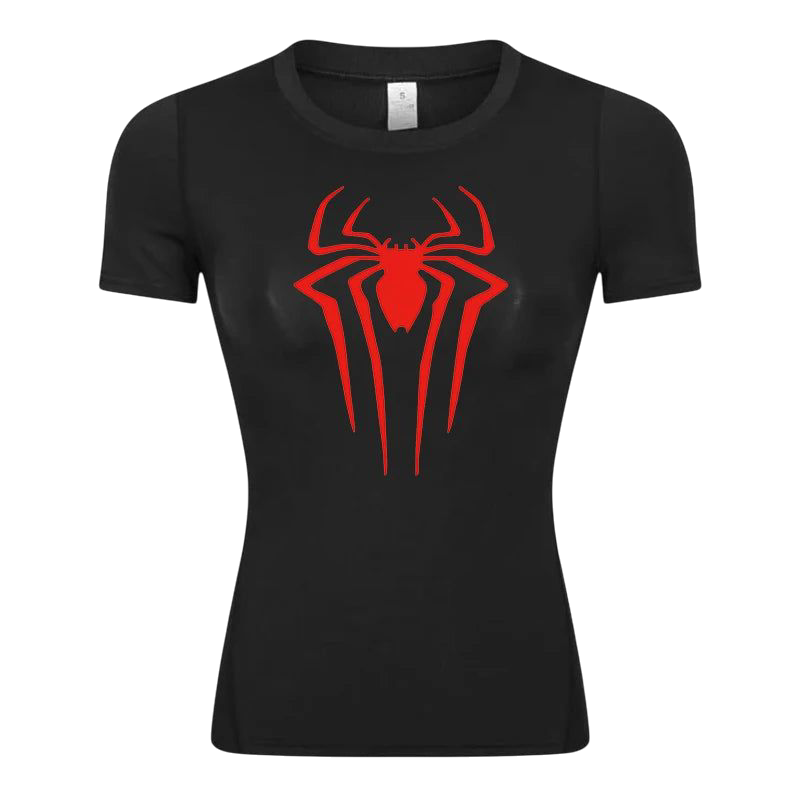 Women's Spiderman Compression T-shirt