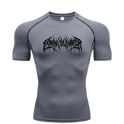 Scribble compression t-shirt