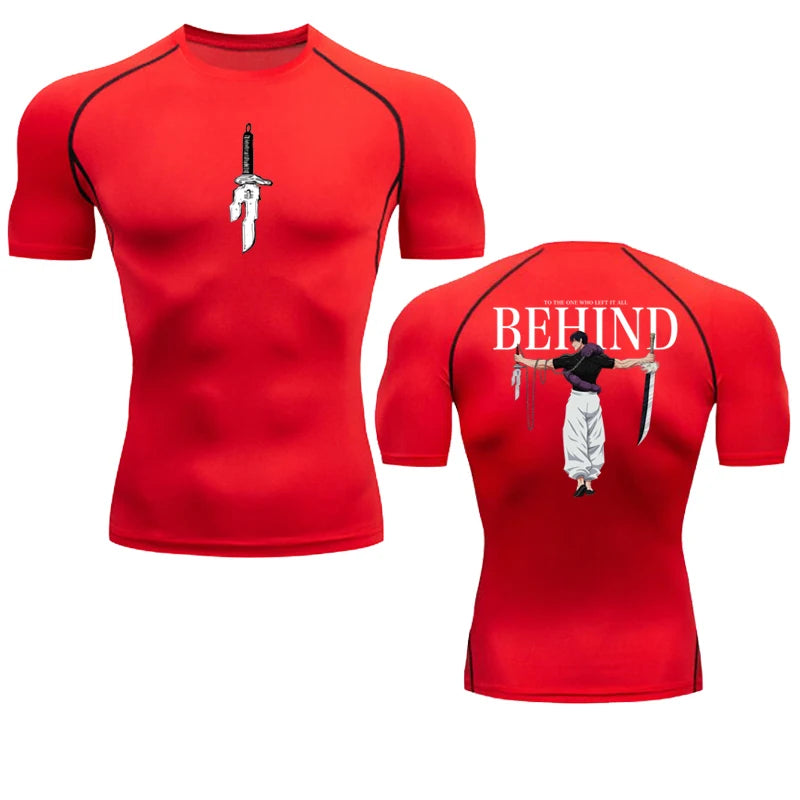 Behind Compression t-shirt