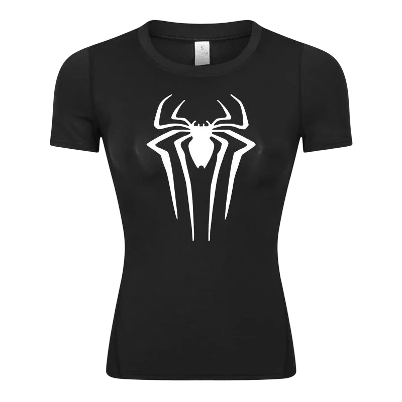 Women's Spiderman Compression T-shirt