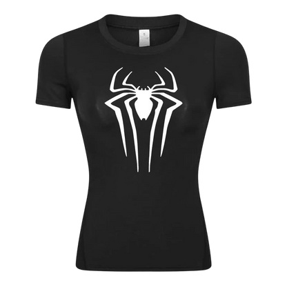 Women's Spiderman Compression T-shirt