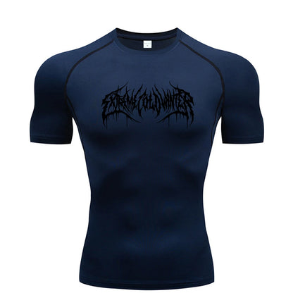 Scribble compression t-shirt