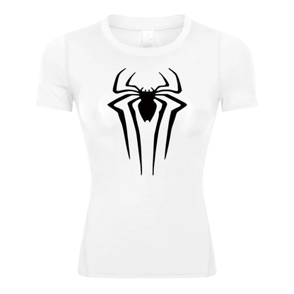 Women's Spiderman Compression T-shirt