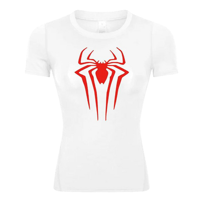 Women's Spiderman Compression T-shirt