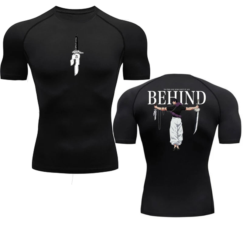 Behind Compression t-shirt