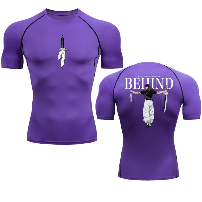 Behind Compression t-shirt