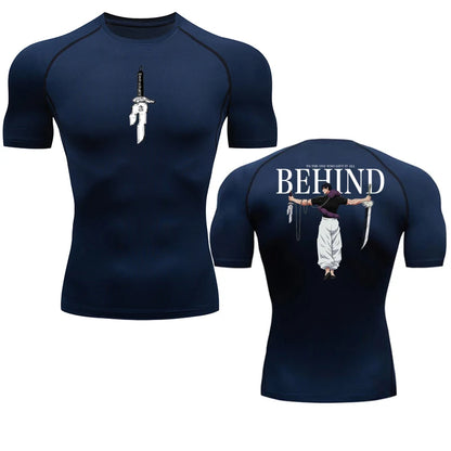 Behind Compression t-shirt