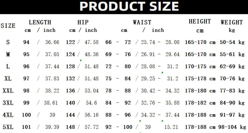 Men's Black Pants